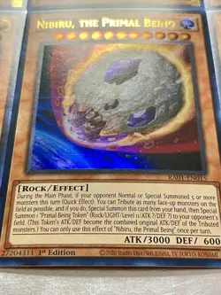 3x Nibiru, The Primal Being + 3x Artifact Lancea | RA01 | NM | YuGiOh! - Image 4
