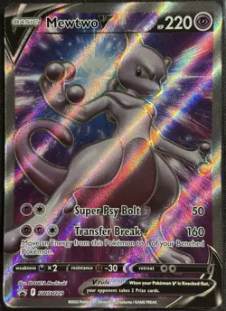 Mewtwo V SWSH229 - Sword & Shield Ultra Rare Promo Pokemon TCG 2022 - NM Card - Image 1