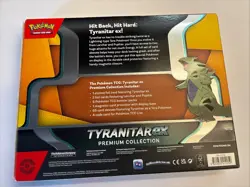 2024 POKEMON Trading Card Games Tyranitar Ex Premium Collection NEW SEALED - Image 5
