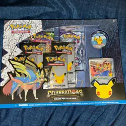 Pokemon TCG: 25th Anniversary Deluxe Pin Collection CELEBRATIONS - Factory seal 820650809422 - Image 1