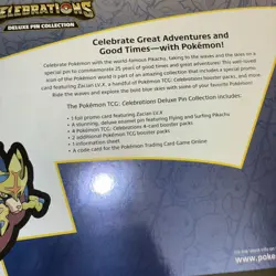 Pokemon TCG: 25th Anniversary Deluxe Pin Collection CELEBRATIONS - Factory seal 820650809422 - Image 4