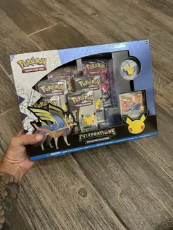 Pokemon TCG Celebrations 25th Zacian Deluxe Pin Collection Box New Sealed - Image 1