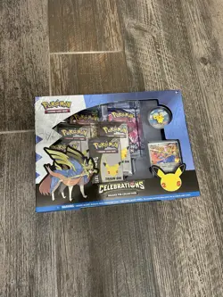 Pokemon TCG Celebrations 25th Zacian Deluxe Pin Collection Box New Sealed - Image 2