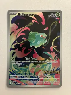 Bulbasaur 133/132 Pokemon Mega Evolution Stamped Promo - Image 1