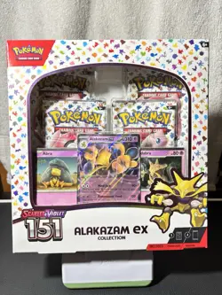 Pokemon 151 Scarlet & Violet Alakazam ex Collection Booster Box TCG *NEW*Sealed* 820650855269 - Image 1