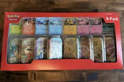 Pokemon TCG: Scarlet & Violet - Prismatic Evolutions 8 Pack Mini Tin Set - Image 2