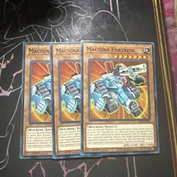 3x MACHINA FORTRESS SR10-EN004 1st EDITION YUGIOH TCG NM Free Shipping - Image 1