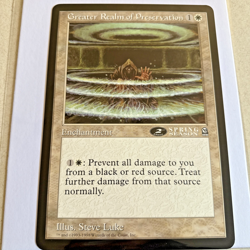 MTG Magic The Gathering - Greater Realm of Preservation - Oversized 6x9 Card - Image 1