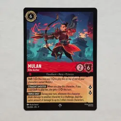 Mulan 126/204 Disney Lorcana Fabled Regular Super Rare Card NM - Image 1