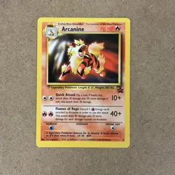 Black Star Promo Arcanine #6 Pokemon Card WOTC 1999 NM - Image 1