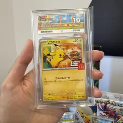 ACE 10 PIKACHU PROMO 020/M-P McDONALD'S 2025 Pokemon card Japanese - Image 1