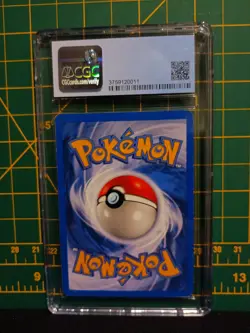 CGC 1999 holo hitmonlee pokemon card unlimited fossil, 7/62 grade 7.5 WOTC - Image 2