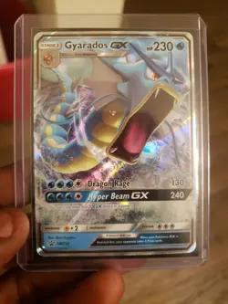 Pokemon TCG Gyarados GX SM212 Black Star Promo Card Near Mint Condition - Image 1