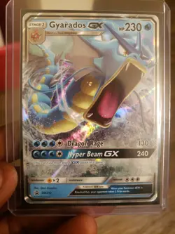 Pokemon TCG Gyarados GX SM212 Black Star Promo Card Near Mint Condition - Image 2