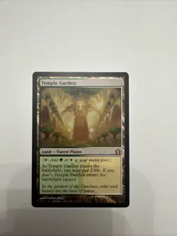 Temple Garden Mtg Magic The Gathering Card - Image 1