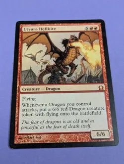 MTG Magic: Return to Ravnica: Utvara Hellkite #110/274 Mythic - LP - Image 1