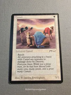 MTG Arabian Nights Camel Common Magic The Gathering Free Shipping - Image 1