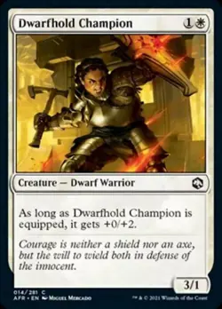 Dwarfhold Champion - Near Mint MTG Adventures in the Forgotten Realms - Image 1