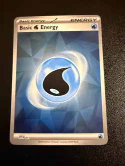 SVE Basic Water Energy 011 Prismatic Evolution Pokemon TCG - Image 1