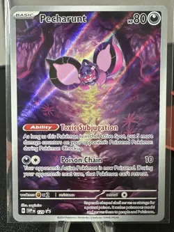Pokemon TCG Pecharunt SVP Black Star Promo 129 - Image 1