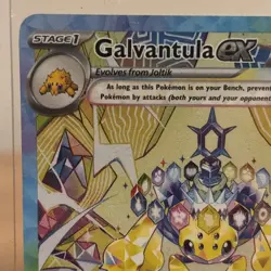 Galvantula ex 168/142 - Stellar Crown SCR Illustration Rare - Pokemon TCG Card - Image 2