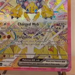 Galvantula ex 168/142 - Stellar Crown SCR Illustration Rare - Pokemon TCG Card - Image 5
