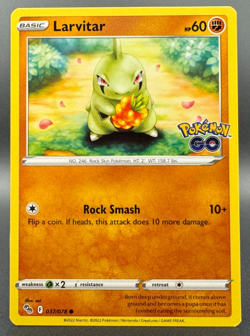 Larvitar 37/78 | Pokemon GO | Regular | Pokemon TCG (NM/ LP) - Image 1