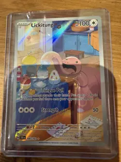 Lickitung - 180/162 - Pokemon Temporal Forces Illustration Rare Card Nm - Image 1