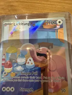Lickitung - 180/162 - Pokemon Temporal Forces Illustration Rare Card Nm - Image 2