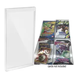 5x Protecting Cases for Single Blister or Check Lane Packs Pokemon Digimon DBZ - Image 1