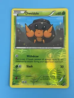 Pokemon TCG - Dwebble - 6/101 - Reverse Holo - Noble Victories - NM - Image 3