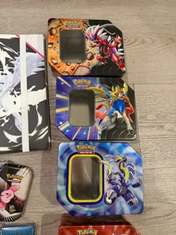 Pokemon Black Bolt White Flare Binder Tins Sleeves Pokeball Empty Lot NO CARDS - Image 4