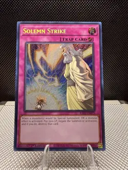 Yugioh Solemn Strike BLRR-EN102 Ultra Rare 1st Edition NM - Image 1