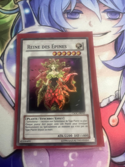 QUEEN OF THORNS FRENCH SUPER RARE CSOC-EN042 FR042 NEAR MINT YUGIOH - Image 1