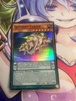 QLIPHORT CARRIER GERMAN SUPER RARE NECH-EN022 DE022 NEAR MINT YUGIOH - Image 1