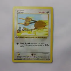 Doduo 48/102 - 1ed - Base Set non-holo 1999 WOTC NM - Pokemon Card - HD Photos - Image 1
