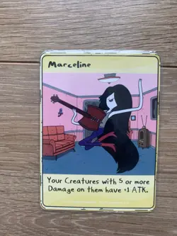 Adventure Time Card Wars 2014 Hero Card - Near Mint - Marceline - Image 1