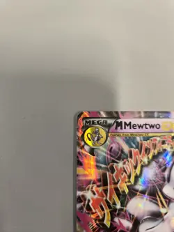 Pokemon M Mega Mewtwo EX Ultra Rare Holo TCG Card 64/162 XY Breakthrough - Image 3