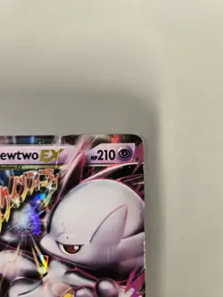 Pokemon M Mega Mewtwo EX Ultra Rare Holo TCG Card 64/162 XY Breakthrough - Image 4