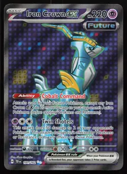 Iron Crown ex 191/162 Ultra Rare SV05: Temporal Forces Pokemon Card - Image 1