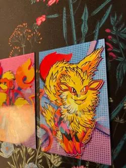 Pokemon Arcanine Growlithe Cracked Ice Holo Team Rocket Card Database Set Peru - Image 4
