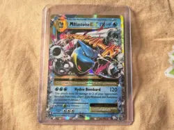 Mega M Blastoise EX 22/108 Evolutions Pokemon Trading Card Game TCG Holo Rare LP - Image 5
