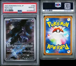 Mewtwo 183 Sv2a: Pokemon Card 151 Holo (Japanese) PSA 10 - Image 3