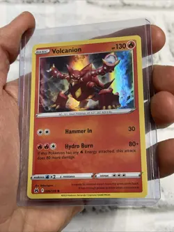 Volcanion 026/159 Holo Rare Pokemon Crown Zenith NM/MT Nintendo 2023 Card TCG - Image 2