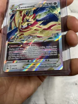 Pokemon TCG Zamazenta VSTAR Crown Zenith 099/159 Holo Ultra Rare NM/MT 2023 Card - Image 2