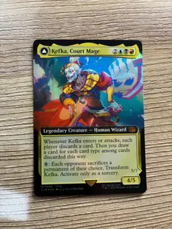 Kefka, Court Mage Extended Art Foil Mythic MtG Card FIN 496 Final Fantasy - Image 1