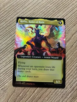 Kefka, Court Mage Extended Art Foil Mythic MtG Card FIN 496 Final Fantasy - Image 2