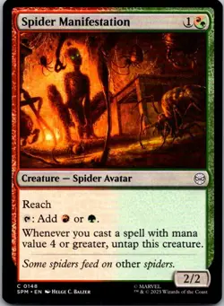 Spider Manifestation C Creature - Spider Avatar Marvel's Spider-Man 148 Near Min - Image 1