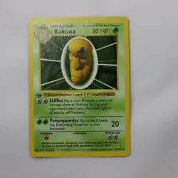 Kakuna 33/102 - 1ed - Base Set non-holo 1999 WOTC NM - Pokemon Card - HD Photos - Image 1