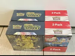 Pokemon Surging Sparks ETB & Booster Bundle Costco 2-pack. Factory Sealed 2BOXES - Image 2